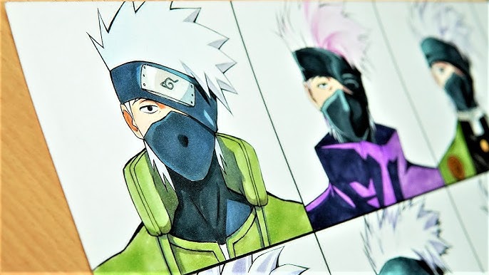 Drawing kakashi in different anime style 16 hours For speed drawing video  Checkout my  channel #naruto #narutoshippuden…