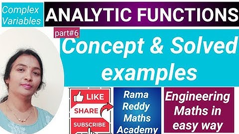 NMCV R22 JNTUH Very Important Questions | Analytic function problem in Telugu | NMCV DamsureQuestion