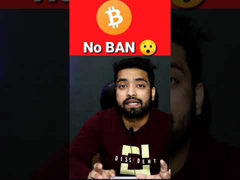 No BAN On Crypto In India ? #shorts #bitcoin