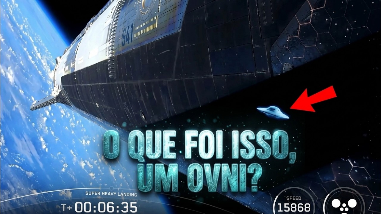 Objeto misterioso aparece durante transmissão do lançamento da Starship