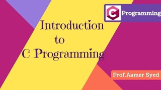 #1 Introduction to C programming (SPA)