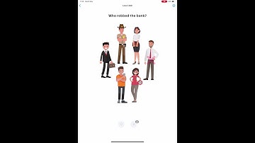 Easy Game - Brain Test Level 260 - Who robbed the bank?