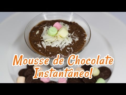 Mousse de Chocolate Instantâneo - Receitas de Minuto #42