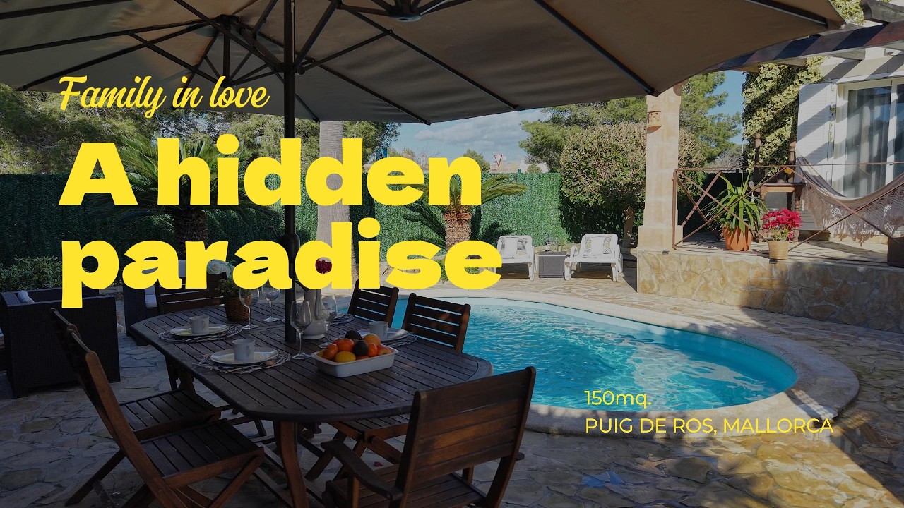 We present, 3-bedroom semi-detached house, 2 bathrooms, a private pool, parking, and a large garden.