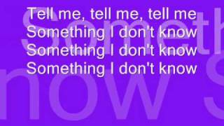 Selena Gomez-Tell Me Something I Don't Know (Lyrics)