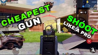 CHEAPEST GUN BUT SHOOT LIKE A PRO | CALL OF DUTY MOBILE