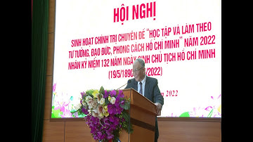 Sinh hoạt chính trị chuyên đề "Học tập và làm theo tư tưởng, đạo đức, phong cách Hồ Chí Minh"