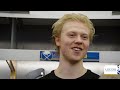 "Good Group Of Guys" | Konsta Helenius After Being Called Up To The NHL | Buffalo Sabres