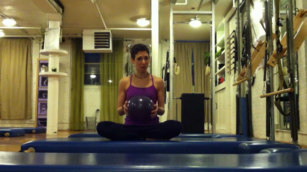 A Sneak Peak at Pilates on the Small Ball with Shari Berkowitz yoga matin femina