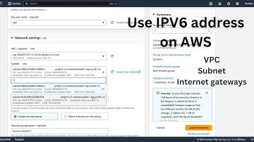 How to use IPV6 Addresses on AWS resources | must watch