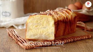 Custard cream bread (Using a loaf pan)