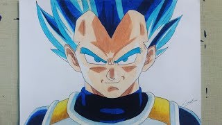 Como desenhar o Vegeta Criança passo a passo 