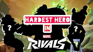 Who is the HARDEST Hero in Marvel Rivals?