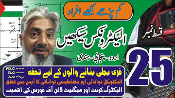 Urdu-Hindi Basic Electronics Course (Lecture-25) | H-Corel Electro Lab | Abdul Rauf Mughal