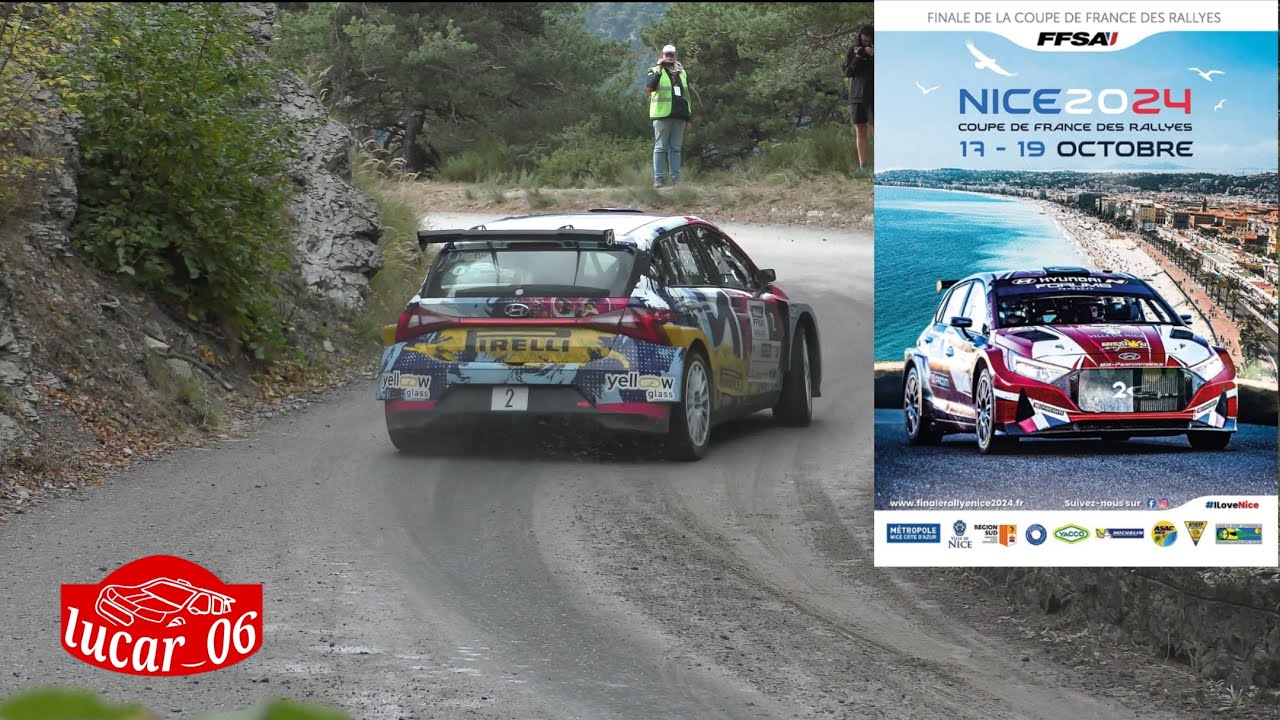 Final de la coupe de France des rallyes 2024 à Nice