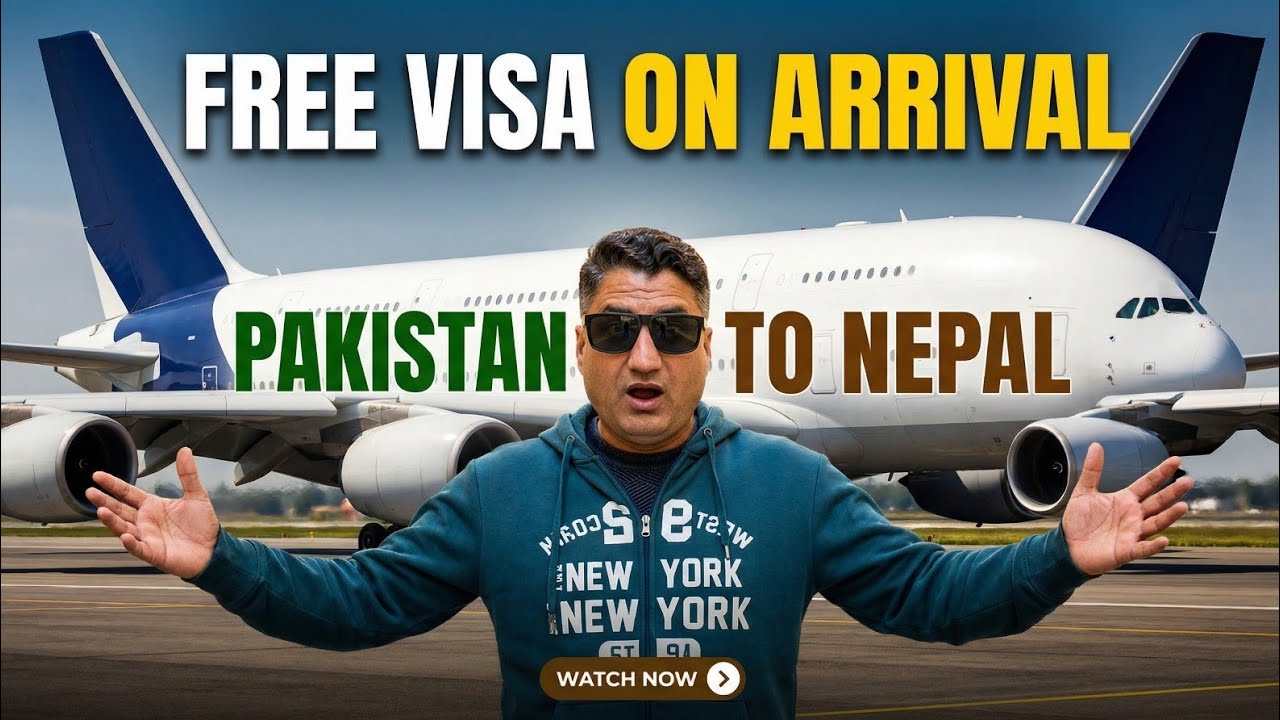 PAKISTAN TO NEPAL 🇳🇵 FREE VISA on ARRIVAL for PAKISTANI PASSPORT!