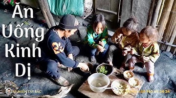Hết hồn với bữa ăn cho con nhà nghèo vùng cao