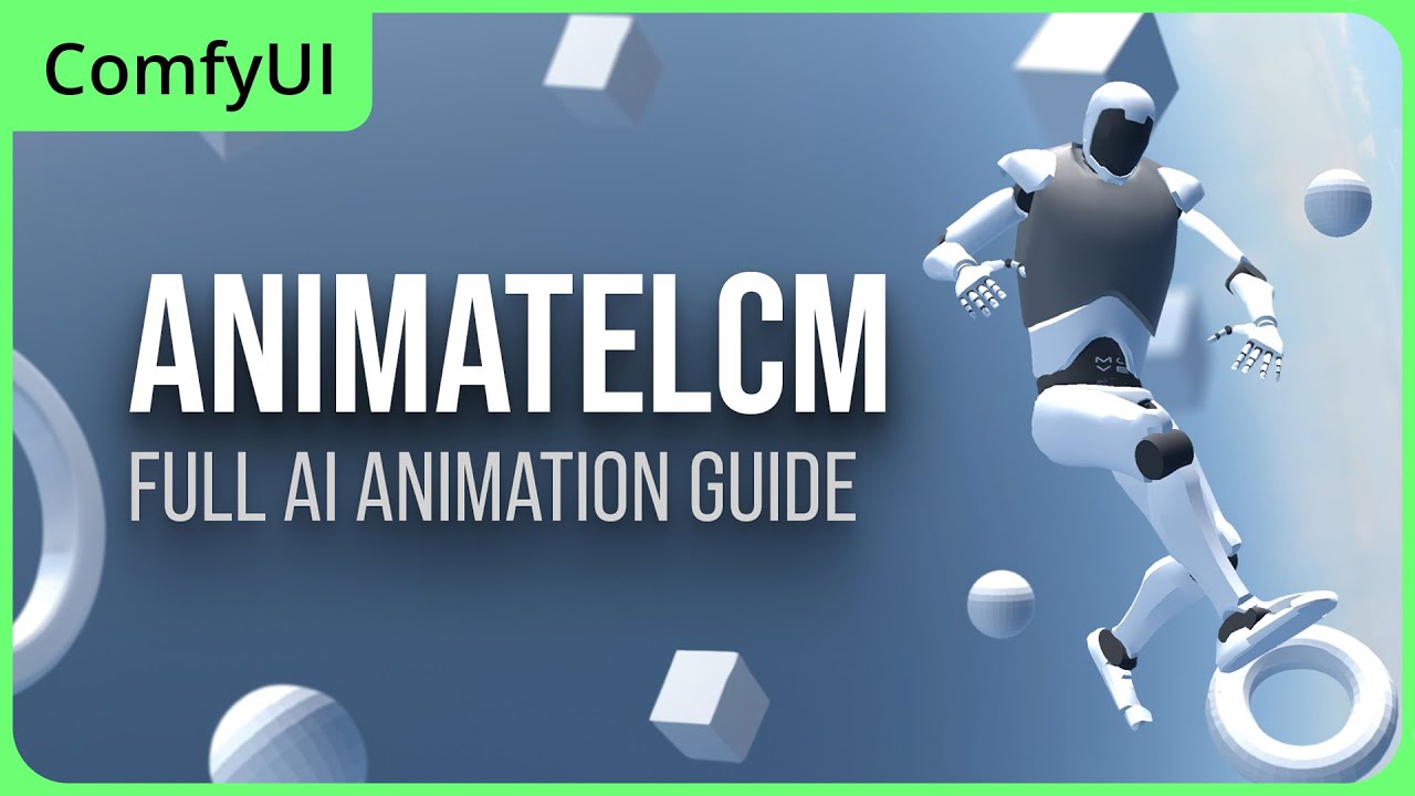AnimateLCM (vid2vid) AI animation ComfyUI workflow