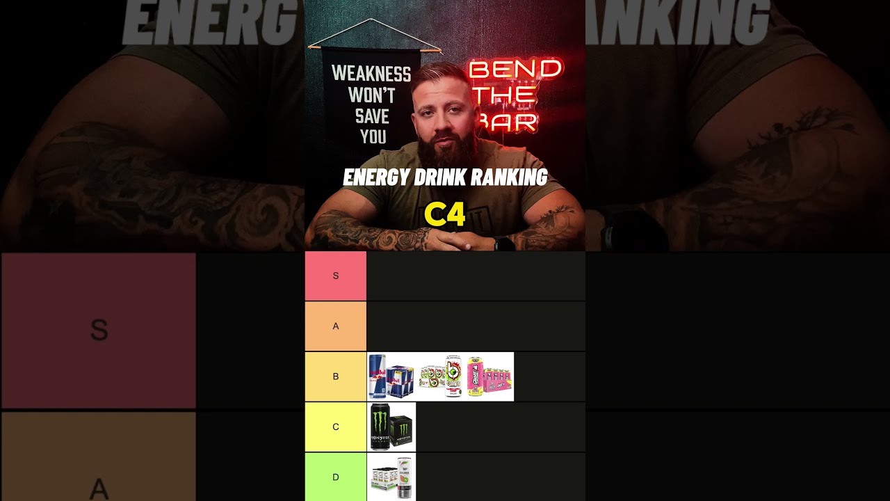 Energy Drinks Ranked Stier Energydrink Monsterenergy Gorillamind Top5 Buckedup