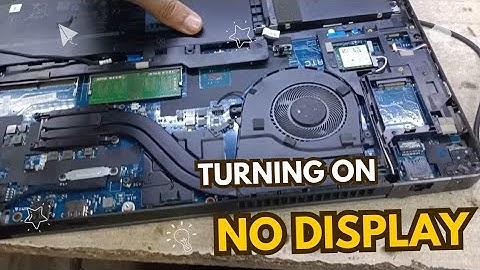 Dell laptop turning on but no display solution - dell latitude 5580 no display fixed - Nvidia Chip