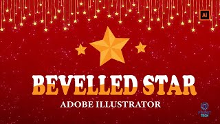Learn How to draw Nautical or Beveled star in Adobe