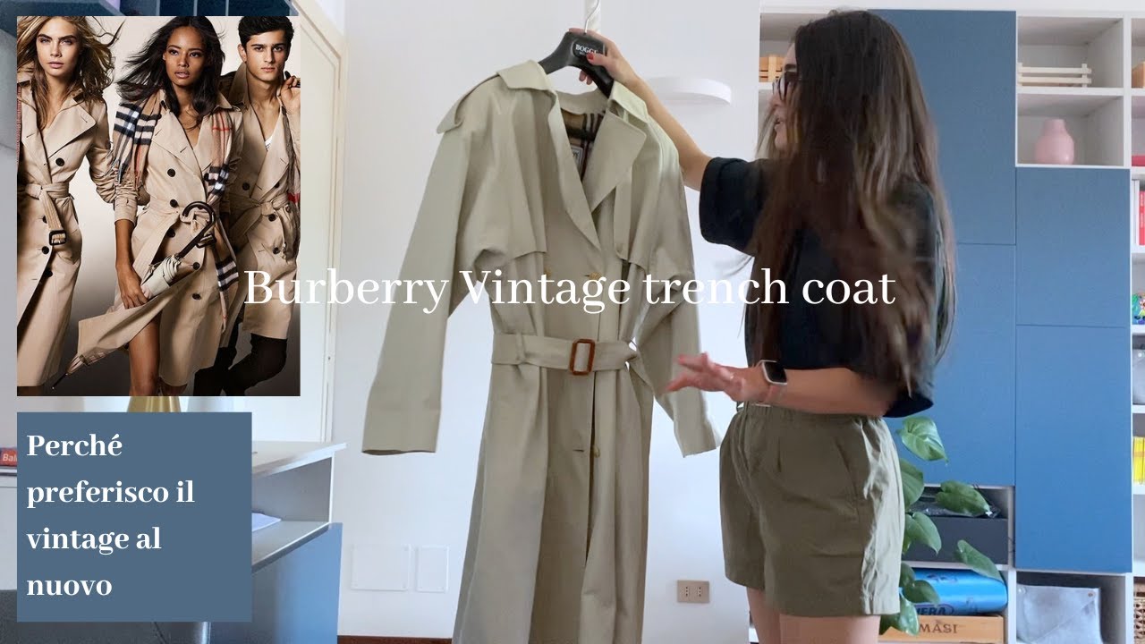 Vintage Burberry’s Trench Why vintage is better YouTube