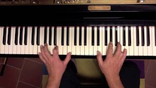 Video thumbnail of "Tutorial Piano La chanson des vieux amants (Jacques Brel)"
