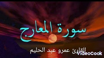 تأمل لحظات من يوم القيامة من سورة المعارج بصوت القارئ عمرو عبد الحليم 💖🌹💖