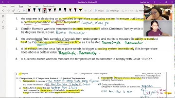 14.1b Choosing Thermometers Exercise | A2 Temperature | Cambridge A Level Physics