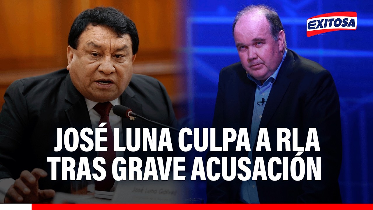 🔴🔵 José Luna culpa a López Aliaga por acusación periodística en su contra: 