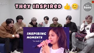 BTS Reaction to Blackpink Special '7th Anniversary' Blackpink inspiring Moment's [Fanmade 💜]