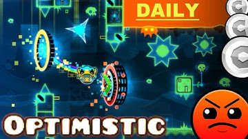 Optimistic by Distort | Geometry Dash 2.11 | Daily level 361 | Maindashcraft