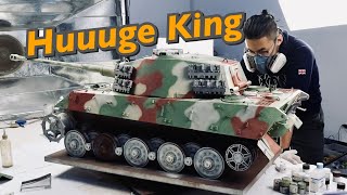 Finished! Painting the 1/6 RC KingTiger
