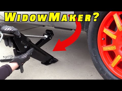 How To Change a Tire with a VW Jack (The WIDOWMAKER)