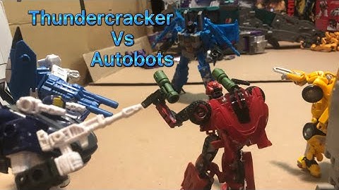 Thundercracker Vs Autobots Remake Transformers Stop Motion