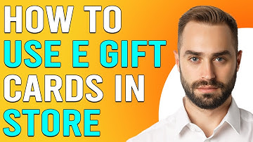 How To Use e-Gift Card In Store (How To Redeem eGift Cards In Store)