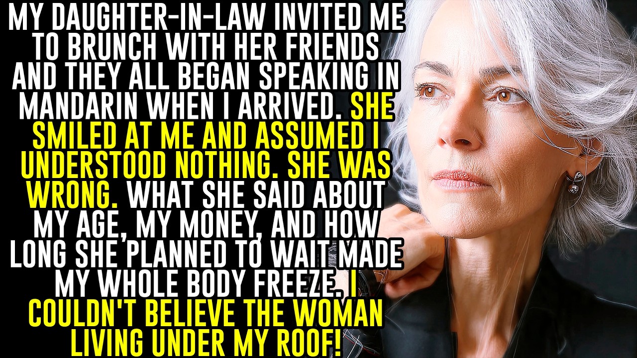 My daughter-in-law spoke Mandarin at brunch thinking I was clueless — what she said about ...