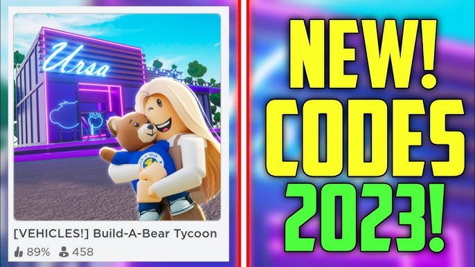Build-A-Bear Tycoon Codes December 2023 - RoCodes