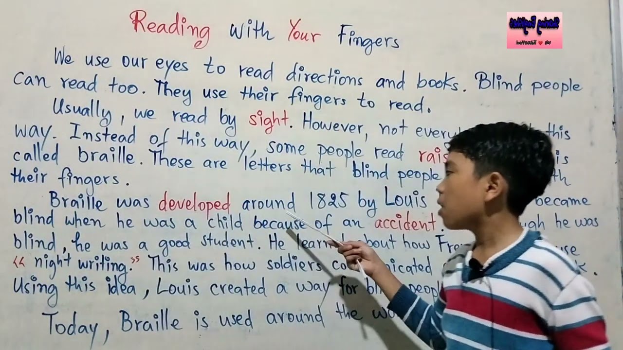 Reading with Your Fingers