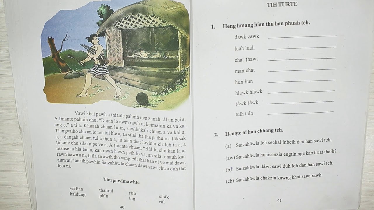 Class IV Mizo, zirlai 9 (Pa chak Saizahawla) YouTube