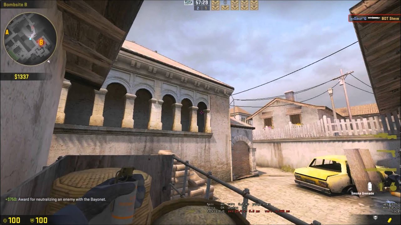 CS: GO ONE WAY SMOKES - YouTube