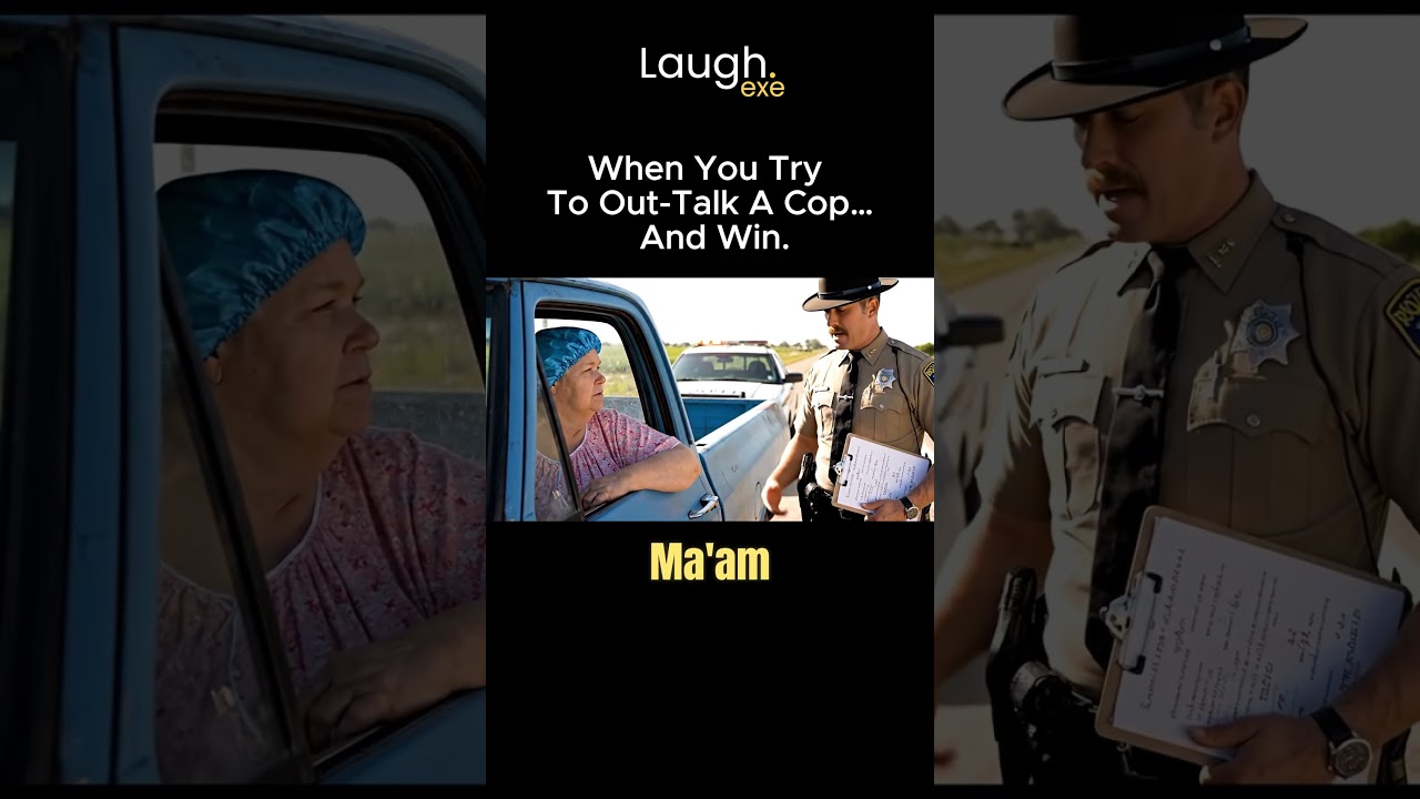 Миссис Смит настолько сбивает с толку полицейского, что он забывает свой собственный вопрос 