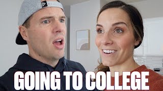 FINDING OUT WHERE OUR TEENAGE DAUGHTER IS GOING TO COLLEGE