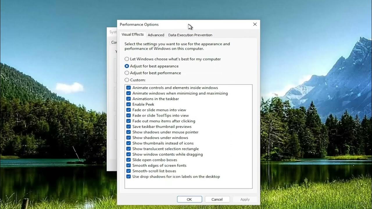 Windows 1 Reset Virtual Memory
