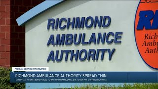 Low pay, high stress: What's behind Richmond Ambulance Authority's staffing woes