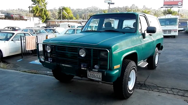 M1009 Military CUCV Chevrolet K5 Diesel Blazer 4x4 For Sale GSA