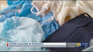 Parent groups against forced COVID vaccination for kids in school