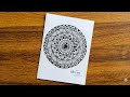 Easy Mandala Art for Beginners Step by StepMandala Art Tutorial | Simple &amp; Beautiful Design