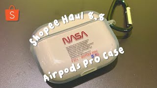 not-so aesthetic airpods pro cases | shopee aesthetic haul unboxing - shopee haul 8.8