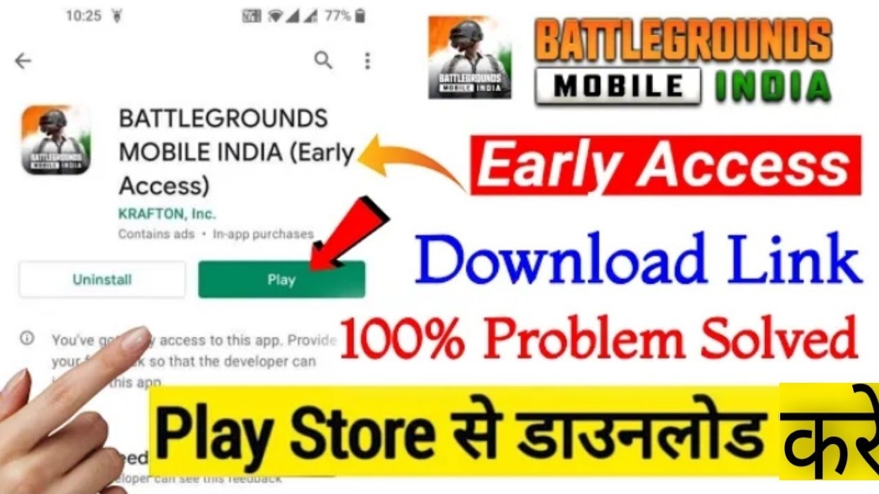 how to download BGMI early access |how to download bgmi early access in play store |
